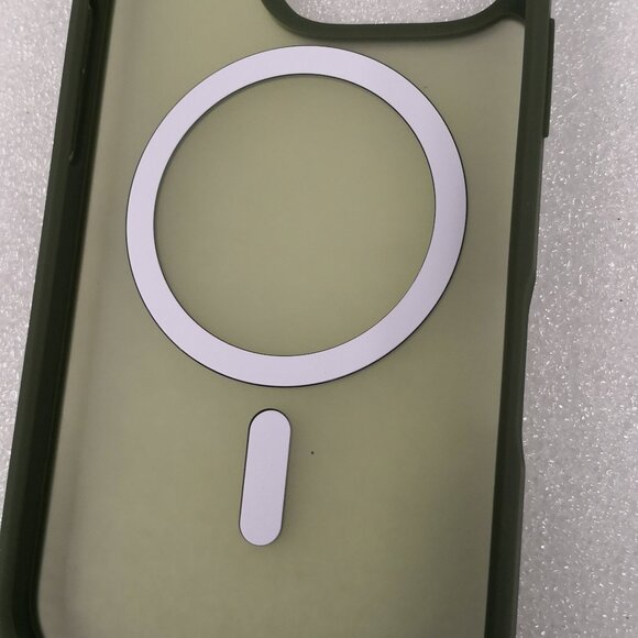 SUPFINE Magnetic for iPhone 16 Pro Case. Green Slim Translucent Matte Shockproof - Picture 2 of 8